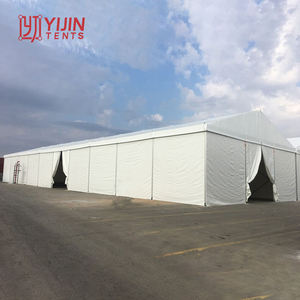 เต็นท์คลังสินค้าชั่วคราวขนาดใหญ่ 1000 ตร.ม. กันน้ำ สีขาว ทำจาก PVC สำหรับงานโลจิสติกส์ - Product Image 1