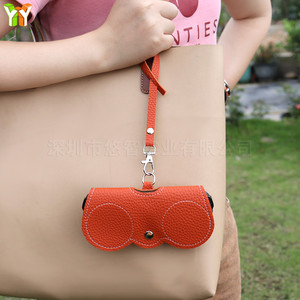 เคสแว่นตาสำหรับเดินทางช่วงซัมเมอร์ยอดนิยมใน TikTok, เคสแว่นตาหนัง, ที่ป้องกันแว่นตา, คลิปหนีบแว่นตา, แว่นตาที่ถ่ายลงอินสตาแกรมได้สวย - Product Image 3