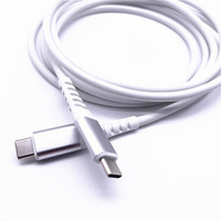 Cable HL HL21-C22 USB Tipo-C Macho a Macho con Blindaje Trenzado, Carga Rápida de 5A, Conductor de Cobre Puro, Revestimiento de PVC para Teléfonos Móviles