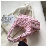 Tas Selempang Denim Bohemian Musim Panas OEM Lucu Modis Bergaya Y2K, Tas Ketiak Mini Hobo Distressed, Tas Tangan Wanita Biru