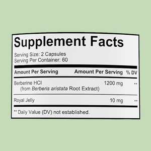 Nhà máy OEM/ODM nhãn hiệu riêng 1200mg berberine viên nang chay berberine HCL viên nang duy trì khỏe mạnh hỗ trợ - Product Image 2