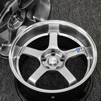 En stock, jantes en alliage ADVAN GT 4x100 15 16 17 pouces, fabrication par coulée, pour Honda Civic EG EK Mazda MX-5 Toyota Yaris Mini Cooper
