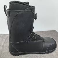 Bottes de snowboard freestyle pour adultes 2026, faciles à enfiler, avec système de fermeture rapide en fil d'acier, couleur classique noir et blanc
