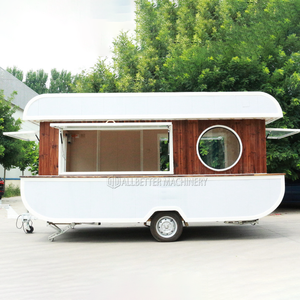 Remolque Móvil de Comida Personalizado para Bar de Cerveza y Helados, Camión de Comida Móvil de Estilo Urbano, <span class=keywords><strong>Restaurante</strong></span> de Lámina Galvanizada - Product Image 2