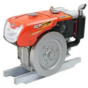Mesin Diesel Kubota RT140 Silinder Tunggal Berpendingin Air untuk Traktor Pertanian