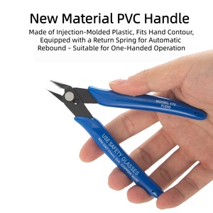 ชุดกรรไกรตัดพลาสติกและงานฝีมือแบบมืออาชีพ รุ่น OEM ด้ามจับ PVC หลากสี บรรจุในแพ็ค - Product Image 4