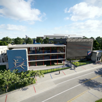Edificios de Estructura de Acero Modernos de Diseño Personalizado PTH para Gimnasios y Pistas Deportivas, Alta Durabilidad, Diseño 3D Gratuito, Alta Resistencia al Viento