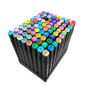 Custom Logo Art <b>Marker</b> <b>Pen</b> Brush Set Wholesale 60/80/168/262 Colors Art Drawing Painting <b>Marker</b> <b>Pen</b> Stationery Set Color <b>Pen</b> Set - Product Image 5