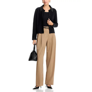 Cárdigan <span class=keywords><strong>de</strong></span> Punto Suave y Elegante para <span class=keywords><strong>Mujer</strong></span>, <span class=keywords><strong>Marca</strong></span> SONGQI, Ecológico, con Cuello Desmontable, Botones Frontales y Puños Adornados con Imitación <span class=keywords><strong>de</strong></span> Perlas - Product Image 4