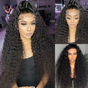 Mode transfrontalière marron foncé 13*4 petit tube d'enveloppement bouclé perruque <span class=keywords><strong>afro</strong></span> bouclée naturel réaliste toutes les couleurs teintable pour la vente à chaud - Product Image 3
