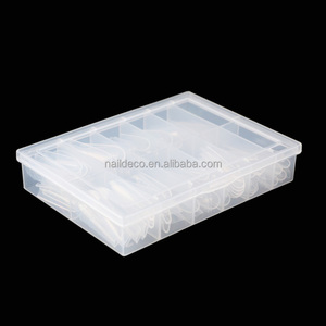 Molde de uñas de estilo francés, herramientas de extensión de uñas acrílicas de doble sistema de ataúd arqueado, curvado en C profundo - Product Image 6