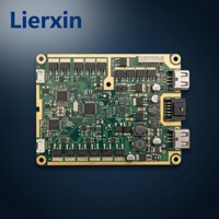 Chargeur embarqué ENIG Lierxin LEX-CHARGER-EV OBC pour véhicule, carte de commande principale (PCB) 6 couches FR-4 High-Tg 3.3kW 6.6kW 11kW AC DC PFC LLC CAN
