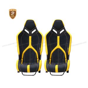Per <span class=keywords><strong>Lamborghini</strong></span> Aventador SVJ seggiolino auto da corsa in pelle in fibra di carbonio sedili leggeri - Product Image 3