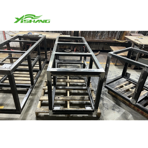 إطارات طاولات وأرجل طاولات مخصصة من الفولاذ المقاوم للصدأ، خدمات تصنيع OEM/ODM، لحام بالليزر، تصنيع الصفائح المعدنية والأنابيب - Product Image 1