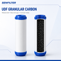 Cartouche de filtre à eau en charbon actif granulaire SENFILTER OEM UDF 10*2,5 pouces pour systèmes de purification RO