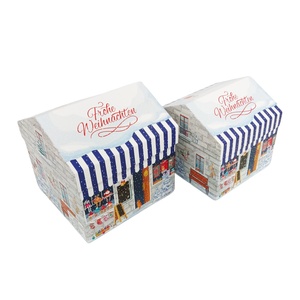 Luxury Custom Design House Shaped Printing <b>Box</b> Rigid <b>Gift</b> Packaging <b>Magnetic</b> Folding <b>Box</b> - Product Image 1