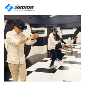 Mini Arcade simulato al coperto 4 giocatori di realtà virtuale gioco di combattimento scatola gabbia di ferro Vr Real Gun simulatore di tiro da cecchino - Product Image 2