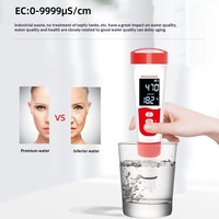 Testeur de pH 4-en-1 personnalisé avec logo OEM, testeur multifonction, valeur TDS, testeur multiparamètres quatre-en-un pour la qualité de l'eau