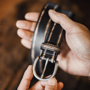 Nouvelle <span class=keywords><strong>ceinture</strong></span> tissée en cuir tanné végétal de Maden en gros Amikaji accessoires boucle de <span class=keywords><strong>ceinture</strong></span> en cuir véritable pour hommes/femmes en stock - Product Image 1