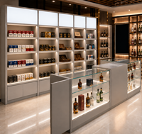 Comptoir de présentation de cigarettes pour magasin de tabac, vitrine en verre sécurisée, haute visibilité, présentoirs de magasin, armoires de présentation