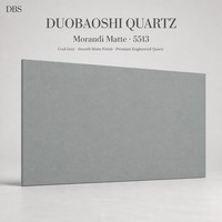 Dalle de quartz technique mate personnalisée, anti-rayures, moderne, pour plans de travail, meubles de salle de bain, hôtels et applications commerciales – Vente directe usine