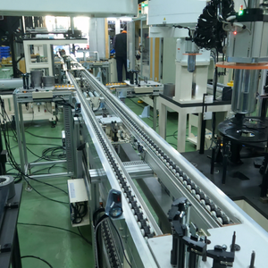 High Speed Double Speed Chain Conveyor System for Automated Assembly Lines with Precise Positioning and Modular Aluminum Frame - Product Image 1