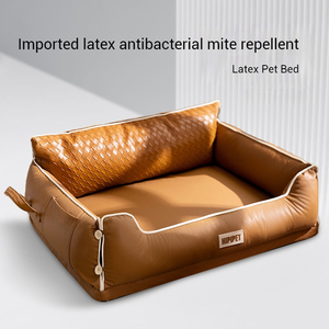 ONESTEP üretici toptan özel lateks arkalığı Pet yatak su-kovucu Pet kedi köpek evi kanepe yuva tüm mevsim - Product Image 3