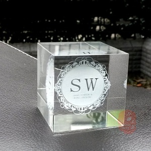 Cube de cristal K9 PUJIANG, cube de glace transparent, boîte en <span class=keywords><strong>verre</strong></span> givré <span class=keywords><strong>avec</strong></span> <span class=keywords><strong>photo</strong></span> personnalisée CLB-1004B - Product Image 6