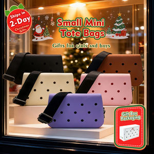 Haute Qualité Mignon De Noël EVA Mini Sac Fourre-Tout Léger Étanche Personnalisé Sacs Fourre-Tout pour Femmes Étudiants <span class=keywords><strong>Vacances</strong></span> Shopping Cadeau - Product Image 2