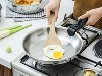 Ensemble de casseroles et poêles en acier inoxydable de qualité supérieure, avec poignée amovible, compatible induction, qualité export