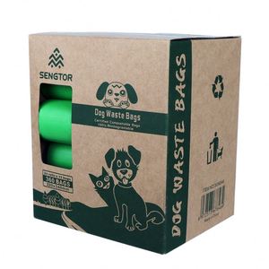 Bolsa para excremento de perro biodegradable, ecológica, impresa con logotipo personalizado, apta para residuos de mascotas. - Product Image 4
