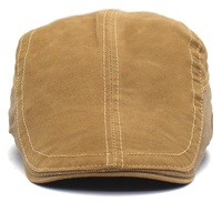 Gorra transpirable para hombre GI, 100% algodón, 6 paneles, con logo lateral, hebilla de cobre dorado, ajustable, para todas las estaciones, satinada