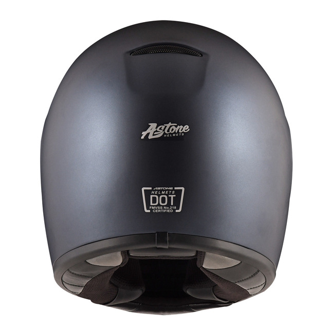 New GT4 ABS Matt Titanium Blue Retro Full Face Motorcycle Helmet
