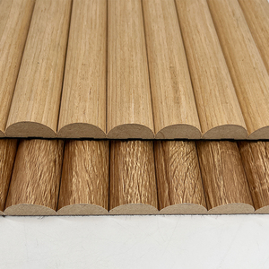 Panneau acoustique semi-flexible en MDF, absorption sonore, panneau décoratif mural 3D courbé en MDF pour la décoration d'hôtel - Product Image 6
