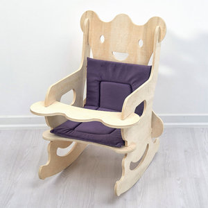 Sedia a dondolo <span class=keywords><strong>per</strong></span> bambini CenturyArt in compensato, design rustico, <span class=keywords><strong>per</strong></span> sala da pranzo, cameretta, scuola, hotel, <span class=keywords><strong>per</strong></span> bambini da 2 a 6 anni - Product Image 4