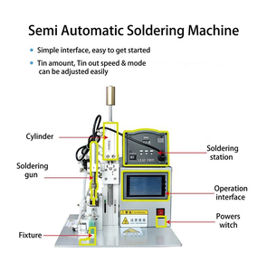 Half-Automatische Puntlassen Tool Soldeerbout Soldeerbout Robot Binding Machine Set Soldeermachine 160W 220V 1 Jaar - Product Image 4