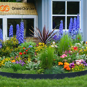 <b>Mirror</b>-Finish Metal Edging - Reflective <b>Garden</b> Border Accent - Product Image 1