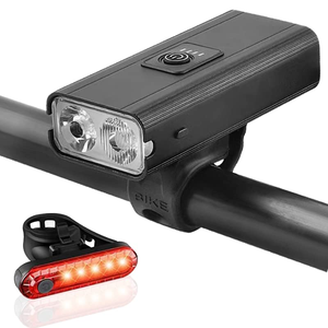 Equipo de Ciclismo Personalizado al por Mayor, Luz de Bicicleta Recargable por USB, Luces LED Impermeables para Ciclismo Nocturno - Product Image 1