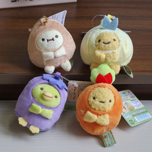 HECION Portachiavi Gamberetto Cute Corner Creatures, Bambola di Peluche Angolo Vegetale Picnic Kingdom, Divertente Ciondolo per Borsa e Morbido Giocattolo di Peluche - Product Image 1