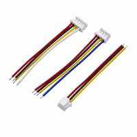 موصل طيران XPB 2/3/4/5/6-Pin SM2.54 معزول بالـ PVC مع كابل نحاسي مطلي بالقصدير لتطبيقات الإلكترونيات والطاقة