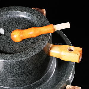 <span class=keywords><strong>Molino</strong></span> <span class=keywords><strong>de</strong></span> <span class=keywords><strong>Piedra</strong></span> Manual con Marco <span class=keywords><strong>de</strong></span> Madera Vintage, Molinillo Retro Hecho a Mano para Leche <span class=keywords><strong>de</strong></span> Soja, Rollos <span class=keywords><strong>de</strong></span> Arroz, Uso Doméstico - Product Image 3