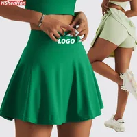 Модная юбка для тенниса с плиссировкой и шортами
