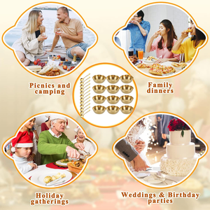 Juego de Platos para Salsas y Cucharas para Condimentos de Acero Inoxidable Premium, Ideales para Restaurantes y Barbacoas - Product Image 5