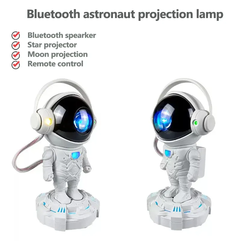 Amazon Portable Space Astronaut Room Starry Star Light Night Led Smart 3D Kids Galaxy Projector