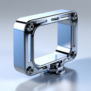 Fabrication sur mesure OEM de pièces en tôle de précision, support de cadre en acier inoxydable poli miroir, assemblage de quincaillerie - Product Image 1