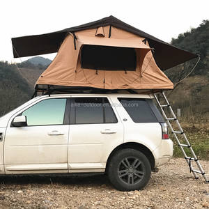 Tente de toit en toile imperméable pour 5 personnes, conçue par une usine professionnelle, pour le camping, quatre saisons, double couche, pour voitures et fourgonnettes - Product Image 4