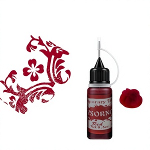 Tinta de Tatuaje Temporal Mineral Henne de 15 ml, 11 Colores, Segura y No Tóxica, <span class=keywords><strong>para</strong></span> Arte Corporal, <span class=keywords><strong>Cejas</strong></span> y Labios - Product Image 6