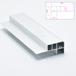 Profilé <span class=keywords><strong>de</strong></span> bordure d'<span class=keywords><strong>escalier</strong></span> en aluminium extrudé, finition argent mat anodisé, <span class=keywords><strong>avec</strong></span> <span class=keywords><strong>LED</strong></span>, fourni par une usine d'extrusion d'aluminium. - Product Image 5