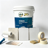 Peinture murale extérieure à base d'eau HengYue, revêtement acrylique mat, imperméable, résistant aux UV, isolation thermique, rénovation de bâtiments
