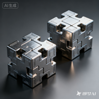 Usine de haute précision Service d'usinage CNC personnalisé jouet mécanique en métal Mini Cube magique rotatif 3d Logo personnalisé Cube magique